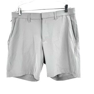 Fabletics Golf Shorts Men's 36 Gray Activewear 8" Inseam Stretch Preppy Athletic